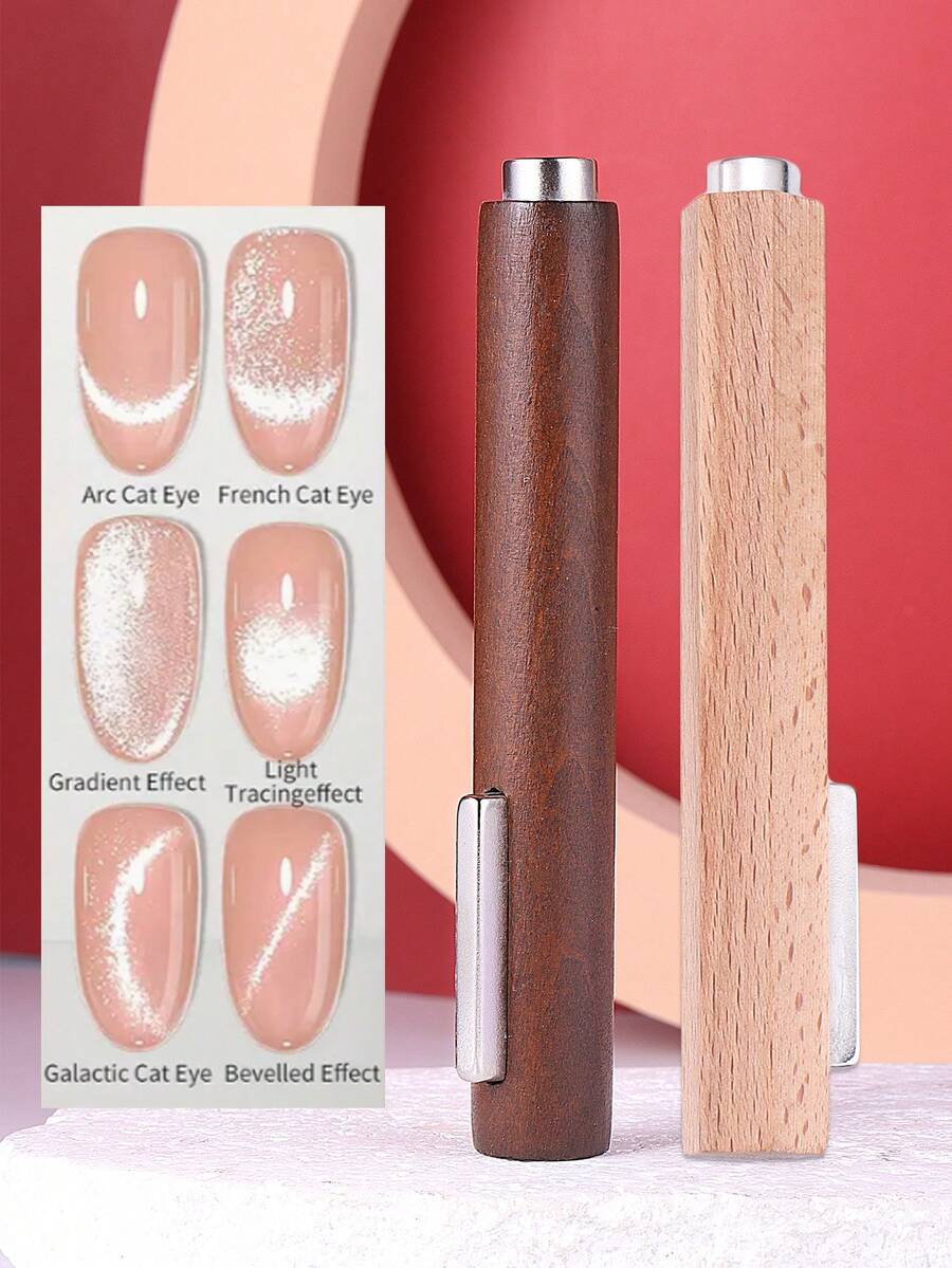 1pc 2In1 DualEnded Nail Stick Strong Columnar & Hexagon