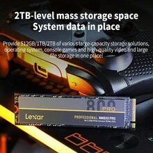 Ổ cứng thể rắn Lexar NM800 Pro SSD PCle 4.0 M2 2280 NVME 512GB 1TB 2TB Ổ cứng tương thích với /Máy tính/Máy tính xách tay - màu đen - Xem 7