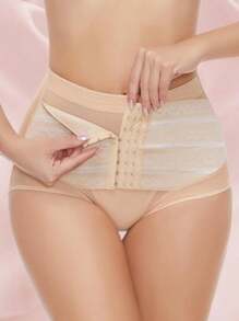 JUQDNX Mesh Stitching Shaping Panties, Tummy Control Compression Panties To Butt Lift & Shape Buttocks, Women's Underwear & Shapewear