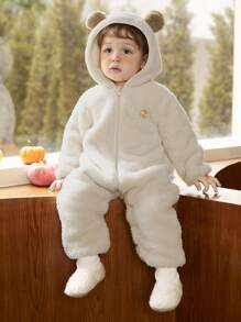 Balabala Baby Printed Romper Cute And Fun Full-Printed Winter Outfit