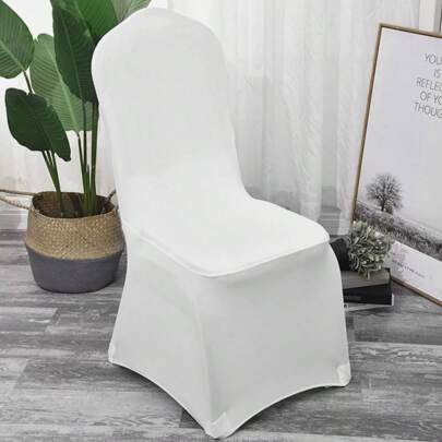 50Pcs Chair Covers Spandex Lycra Universal Slipcovers Dining Chair Cover Wedding Party