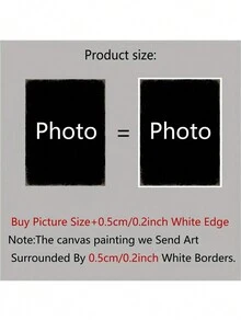 1 件无框活力海景花束墙画 - 音乐灵感帆布印刷 - 高品质美学家居装饰，适用于客厅和卧室 -，轻松定制 - 彩色 - 查看 6