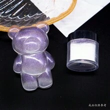 不下沉水钻闪光粉（树脂用）-5g/个环氧树脂彩色颜料粉-多用途云母粉，用于绘画艺术、节日和 DIY 工艺品玻璃杯绘画、剪贴簿、圣诞装饰、树脂用精神珍珠颜料粉、肥皂制作、蜡烛制作、粘液、珠宝 DIY - 5g/bottle - 查看 12