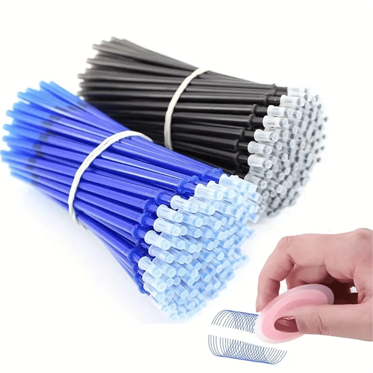 13pcs/Set Erasable Neutral Pen Kit, 0.5mm Blue & Black Ink Writing Pens