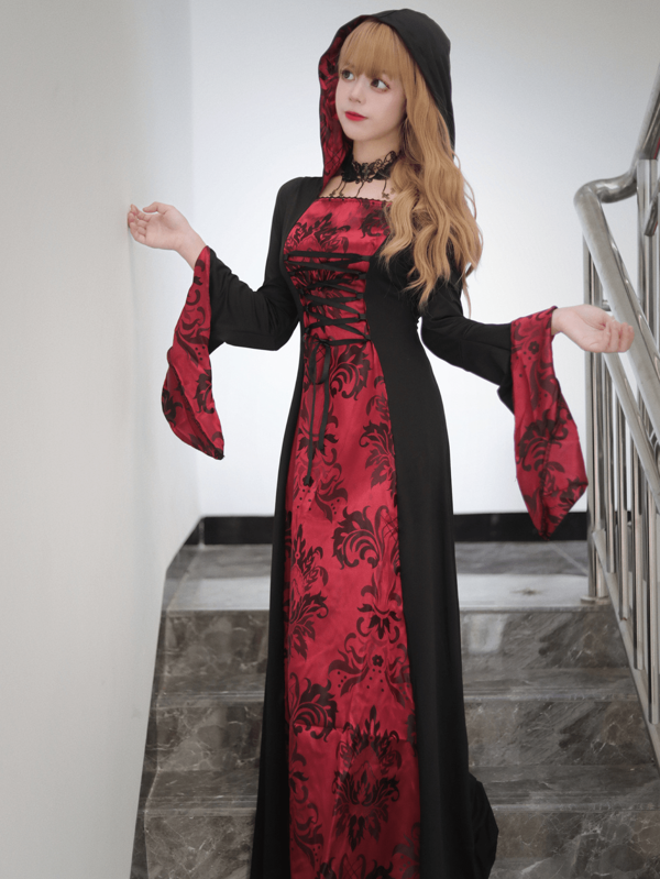 Holiday Female Vampire Costume Cosplay Special Vampire Costume Dance Wizard Costume Robe Witch Adult Costume Halloween