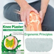 12pcs/Set Knee Patch, Joint Care Patches With Breathable And Heat Therapy Feature - Multicolor - View 10