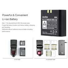 Godox V850II V850 Flash ForSony Canon Nikon PentaxFuji Olympus Panasonic GN60 2.4G 1/8000s HSS 650 Full-Power Flashes 2000mAh Li-Ion Battery 1.5s Recycle Time Camera Speedlight Speedlite (NO TTL)