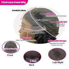 13x4 HD Straight Human Hair Wigs For Women Human Hair Lace Front Wigs Pre Plucked 13x4 HD Lace Front Wigs Human Hair 180% Density Straight Frontal Wigs Human Hair