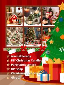 EMBRACEX. 10毫升圣诞精油，持久留香，可用于制作圣诞蜡烛、圣诞装饰品、糖果礼品等，营造温馨的家居香氛氛围，散发类似拐杖糖的圣诞香气，去除异味，缓解压力，是理想的圣诞礼物之选，也适用于车载香薰机。 - 糖果禮物 - 查看 7