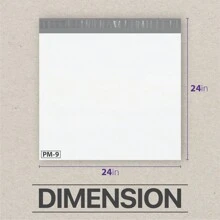 Fosmon 24" X 24", Large Self-Seal Tear-Proof Polyethylene Mailers - 9 25 50 100 200 300 Pack
