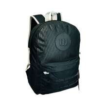 Mochila Wilson Escolar Casual Esporte Costas Notebook Preto e Branco