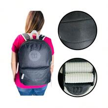 Mochila Wilson Escolar Casual Esporte Costas Notebook Preto e Branco