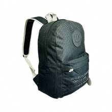 Mochila Wilson Escolar Casual Esporte Costas Notebook Preto e Branco