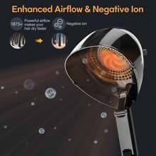 1875W Ionic Hooded Hair Dryer Bonnet With 3 Heating Settings, Professional Sit Under Hair Dryers For Women With Ceramic Technology, Portable Hair Dryer With Hood, Hooded Dryer For Home & Salon