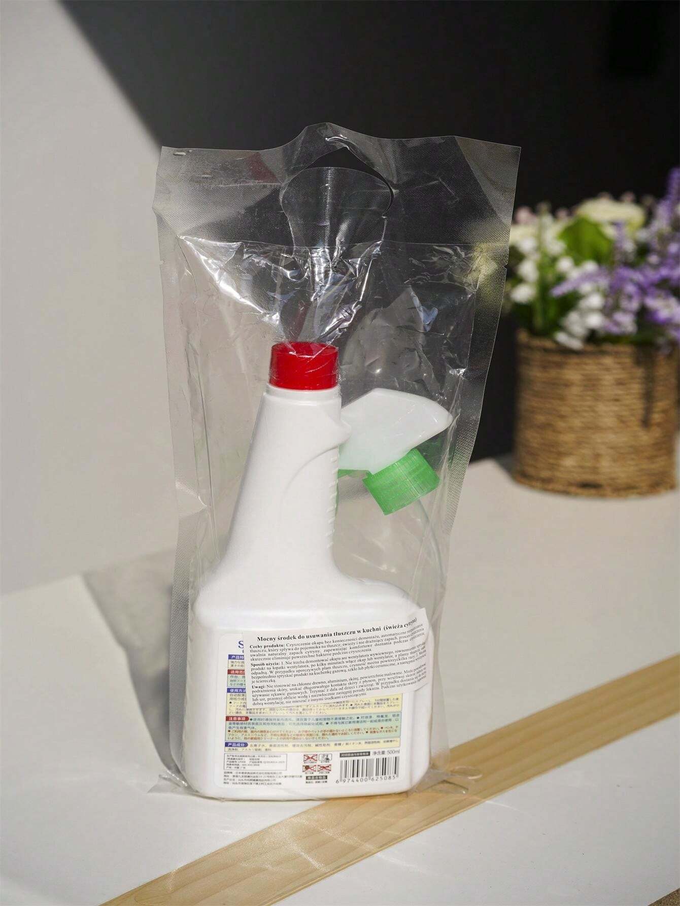 Kitchen Grease Cleaner Fresh Green Tea 500ml With Spray Nozzle Rapid