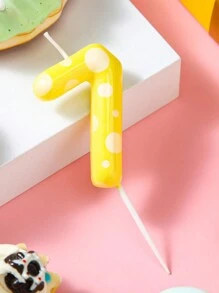 Nến trang trí tiệc sinh nhật kỷ niệm một tuổi hình con số 0-9 cho thú cưng - Nhiều màu - Xem 2