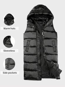 Giubbotto imbottito da donna per autunno/inverno, cappotto Uffer - nero - Visualizzare 3