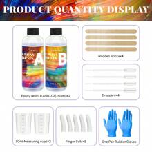 透明无气泡环氧树脂套件，20/50/100/250/500/1000ml，适用于手工 DIY 工艺品、物品组装、派对/生日礼物 - 環氧樹脂 - 查看 14