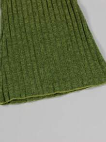 夏季街头纯色修身连体裤无袖吊带绷带露背运动服女式休闲 - 綠色 - 查看 5