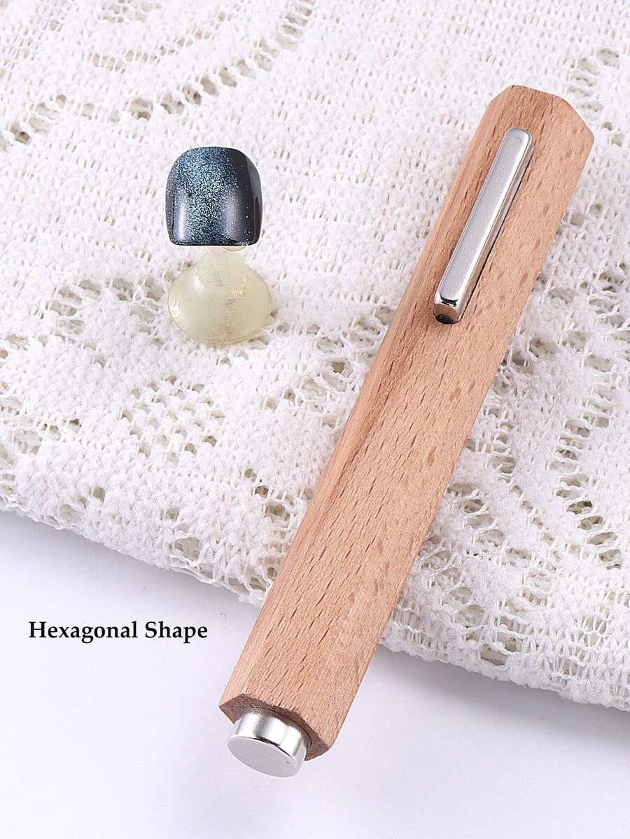 1pc 2In1 DualEnded Nail Stick Strong Columnar & Hexagon