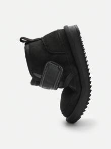 Balabala Botas de nieve para niños, botas de invierno con cierre de gancho y bucle 2024 nuevas botas cortas engrosadas