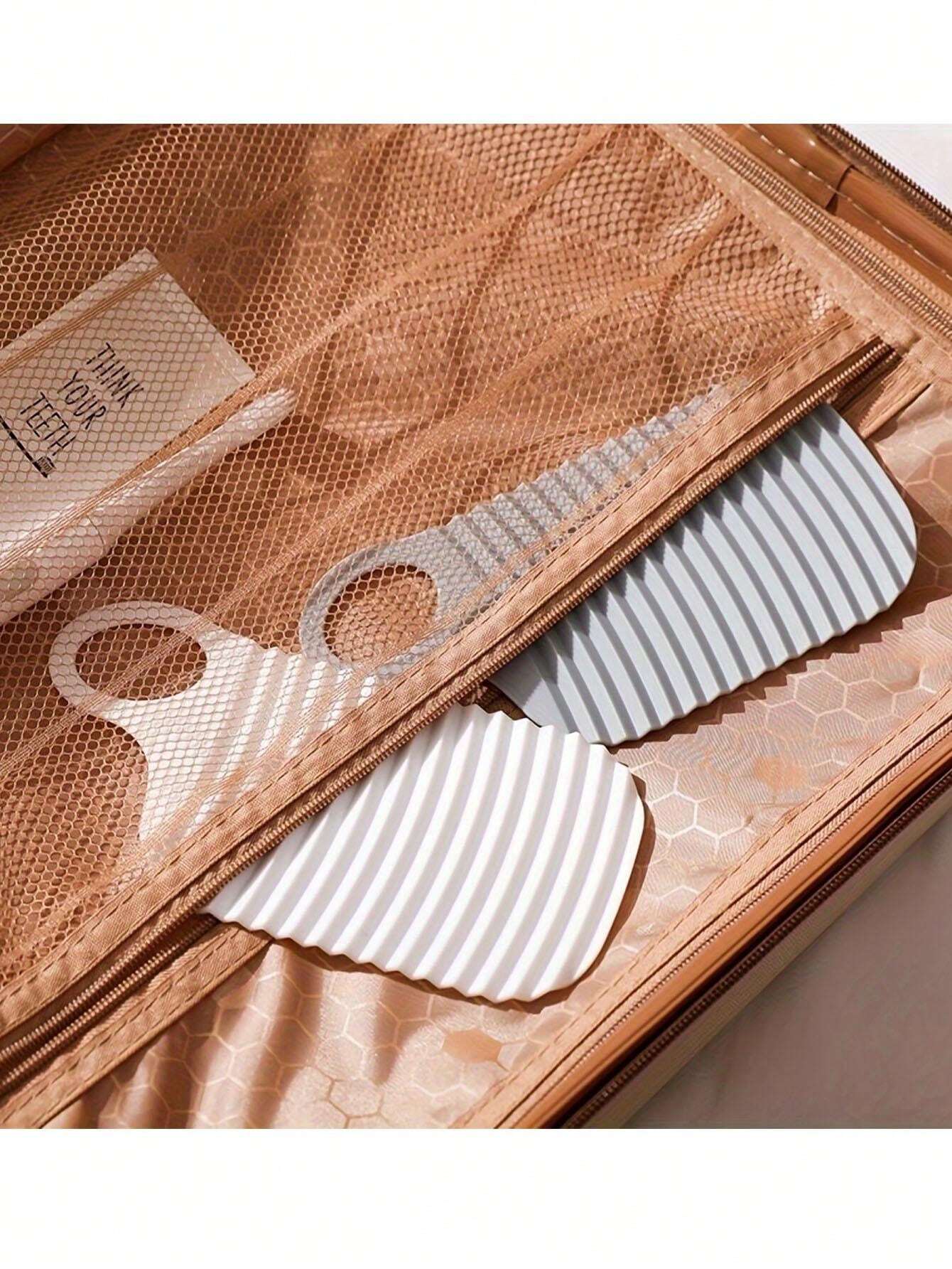 1pc Mini Washboard,Makeup Tool Cleaning UltraPortable, NonSlip