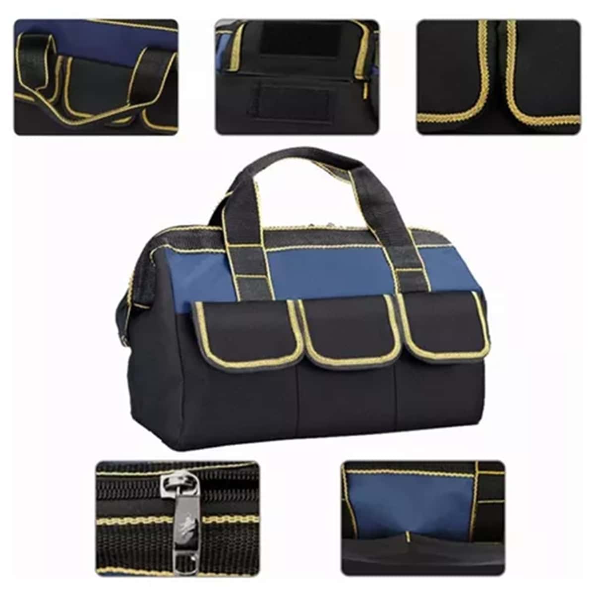 Maleta De Herramientas Gran Capacidad Mochila Organizador impermeable y resistente al desgaste - Multicolor - Ver 1