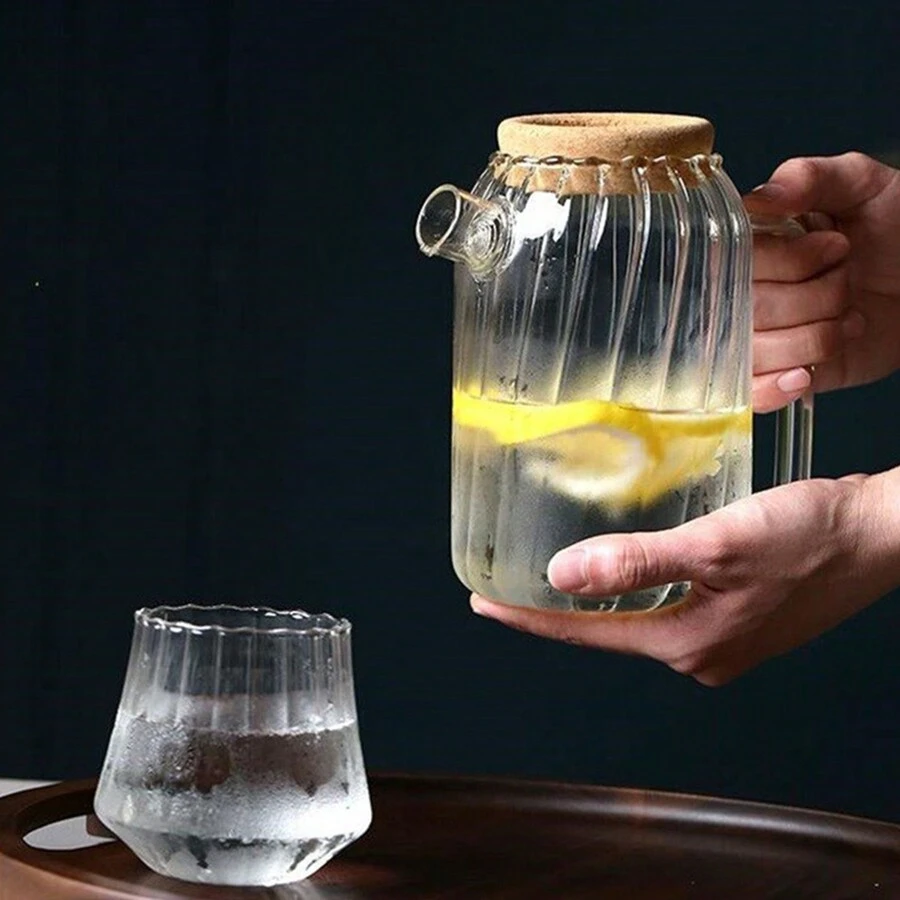 1pc 550ml/1000ml Kitchen Tool Teapot Juice Carafe Home Water Pitcher