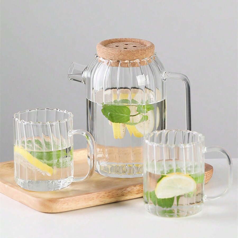 1pc 550ml/1000ml Kitchen Tool Teapot Juice Carafe Home Water Pitcher