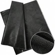 Fusible Cut Fabric Non-Woven Iron-On Easy Meltable Iron On Cut Fabric For Sewing Crafts (White/Black, 100cm Wide X 2 Metres) Thin - Black and White - View 5