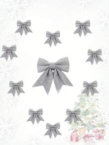 1 件圣诞树 6 英寸闪光蝴蝶结装饰、圣诞树蝴蝶结装饰、闪光丝带装饰、餐桌装饰、楼梯装饰、花环装饰配件装饰、圣诞闪光蝴蝶结装饰、圣诞派对装饰、花环装饰闪光蝴蝶结装饰、礼物 DIY 装饰、圣诞节 - 彩色 - 查看 6