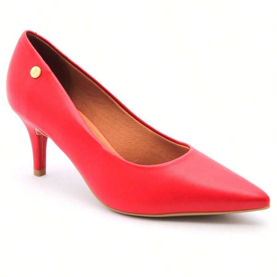Vizzano Women's Pumps, Low Thin Heel, Soft, Original - Đỏ - Xem 1