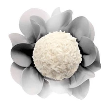 80 Sweet Wrappers Flower Luxury Wedding Party Colors - 銀色 - 查看 1