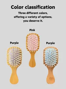 定制雕刻个性化婴儿刷婴儿礼品套装采用天然材料制成，材料安全，让家人更放心婴儿洗礼家庭装饰品礼物冬夜礼物返校冬季礼物创意男孩女孩情人节 - 方形多色款 - 查看 3