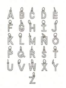 Letter Initial Necklace For Women Capital Cz A-Z Alphabet Gold Color Necklace Thick OT Buckle Choker Hip-Hop Jewelry