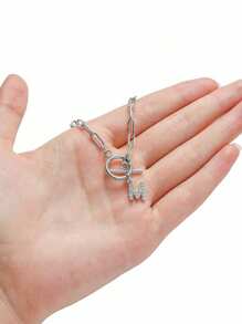 Letter Initial Necklace For Women Capital Cz A-Z Alphabet Gold Color Necklace Thick OT Buckle Choker Hip-Hop Jewelry