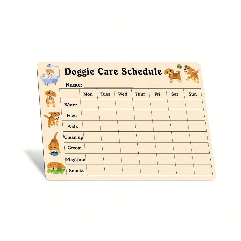 Foglio magnetico di routine quotidiana per cani domestici | SHEIN ITALIA