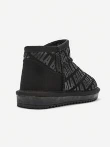 Balabala Kids Snow Boots Boys Girls Winter - Black - View 5