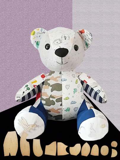 DIY Doll Patterns, Memory Bear Patterns, Sewing Patterns, Suitable For Making Birthday Gifts, Christmas Gifts, And Keepsake Clothing From Deceased Loved Ones