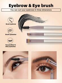 50支/42支/30支/19支化妆刷及海绵工具全套。包含30支化妆刷套装、柔软化妆刷、美妆刷、眼影刷、眉刷、双头刷、化妆刷套装、全套化妆工具、化妆刷套装、化妆礼盒套装。 - 棕色 - 查看 8