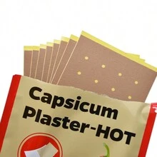 8pcs/Set Hot Pepper Warming Plaster Patch - Beige - View 3