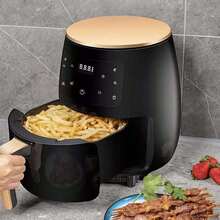Air Fryer Large 6L Oil-Free 2400W Food Cooking Digital LCD Touch Panel Kitchen - 黑色 - 查看 4