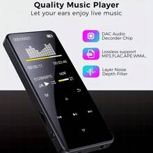 MP4/MP3 Player Support 128GB Bluetooth Lossless Music FM Radio Recorder Sport - 3.5mm - Xem 3