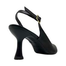 Mozione Open Back Low Heel Pumps 169 - màu đen - Xem 7