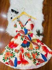 Women Short Dresses - Màu tím - Xem 3