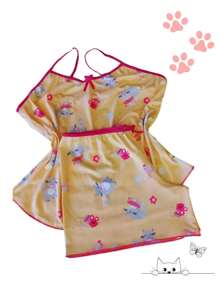 Kit 03 INFANTIL Baby Doll Pijaminhas Dormir Coloridos Fofos - Multicolorido - Visão 6