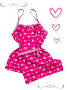 Kit 03 INFANTIL Baby Doll Pijaminhas Dormir Coloridos Fofos - Multicolorido - Visão 10