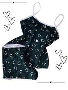 Kit 03 INFANTIL Baby Doll Pijaminhas Dormir Coloridos Fofos - Multicolorido - Visão 9