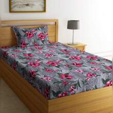 Micropercal Single Sheet With Printed Virol Elastic For Men And Women - 女性化 - 查看 4
