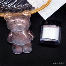 不下沉水钻闪光粉（树脂用）-5g/个环氧树脂彩色颜料粉-多用途云母粉，用于绘画艺术、节日和 DIY 工艺品玻璃杯绘画、剪贴簿、圣诞装饰、树脂用精神珍珠颜料粉、肥皂制作、蜡烛制作、粘液、珠宝 DIY - 5g/bottle - 查看 13